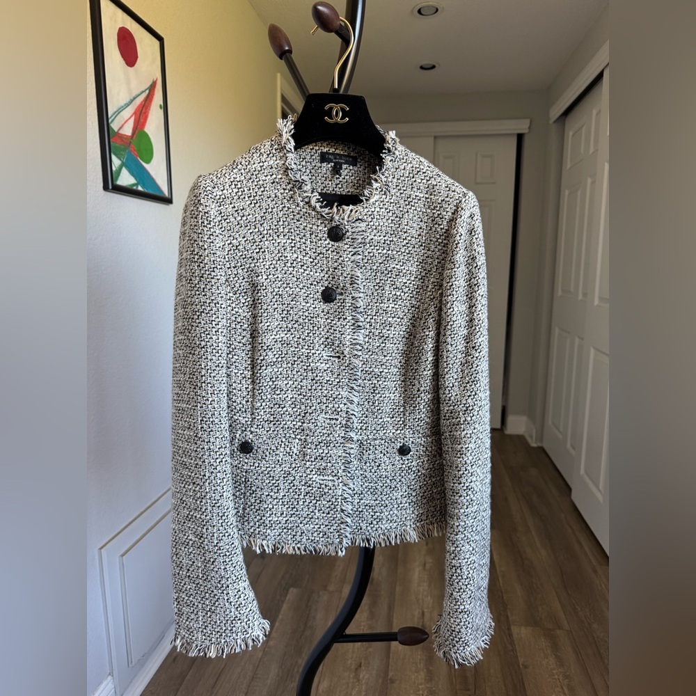 Rag & Bone Women's Black and White Tweed Blazer
